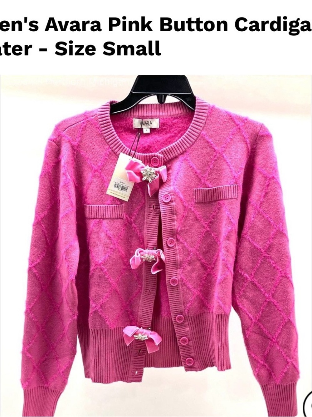 Avara Emily Cardigan NWT. Size S